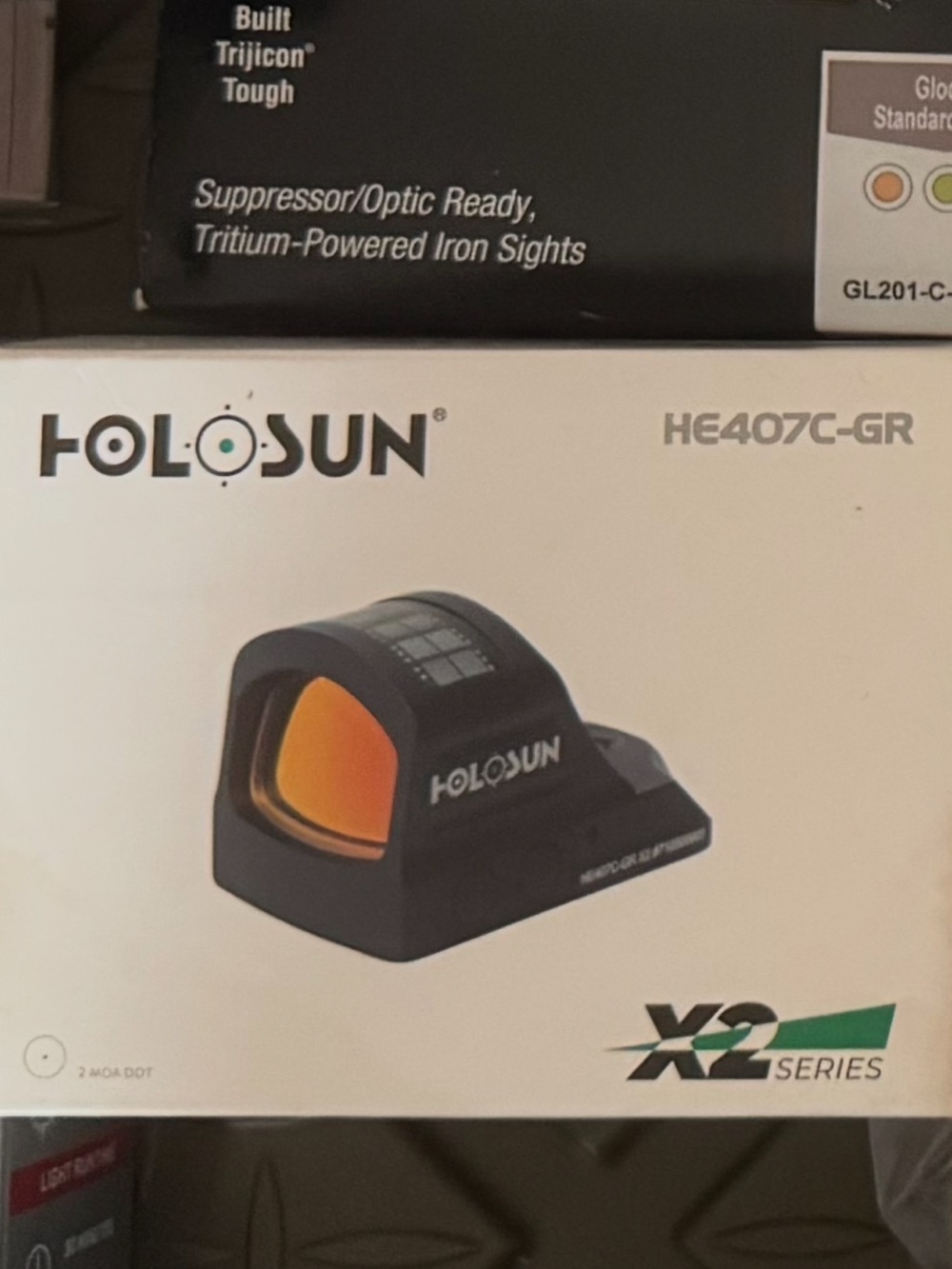Holosun HE407C-GR X2 Series Compact Red Dot Sight - Black